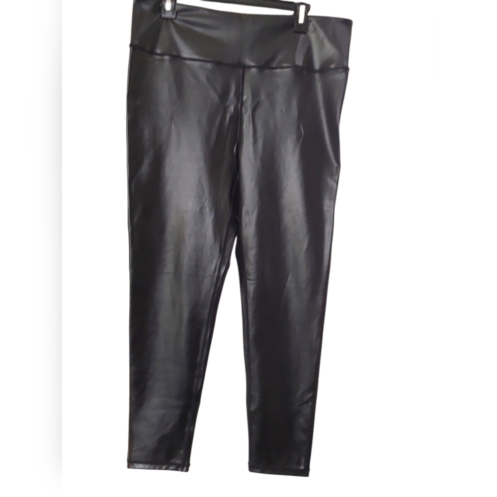 Mono B Shiny Black Leggings
